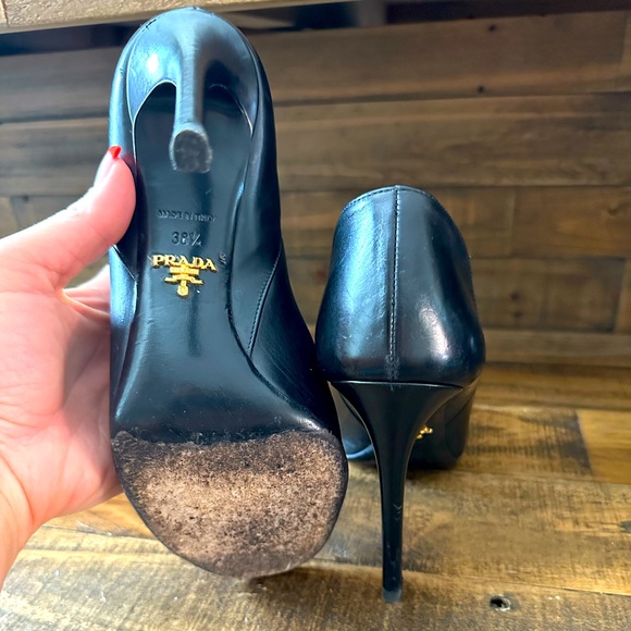 Prada Calzature Donna Nero Boots - Picture 2 of 8